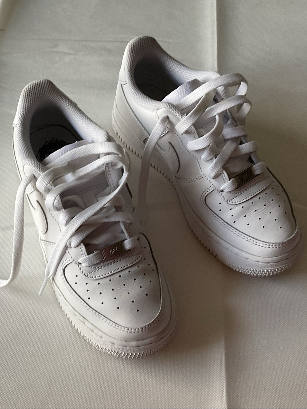 Nike Air Force 1’s White Classic Sneakers